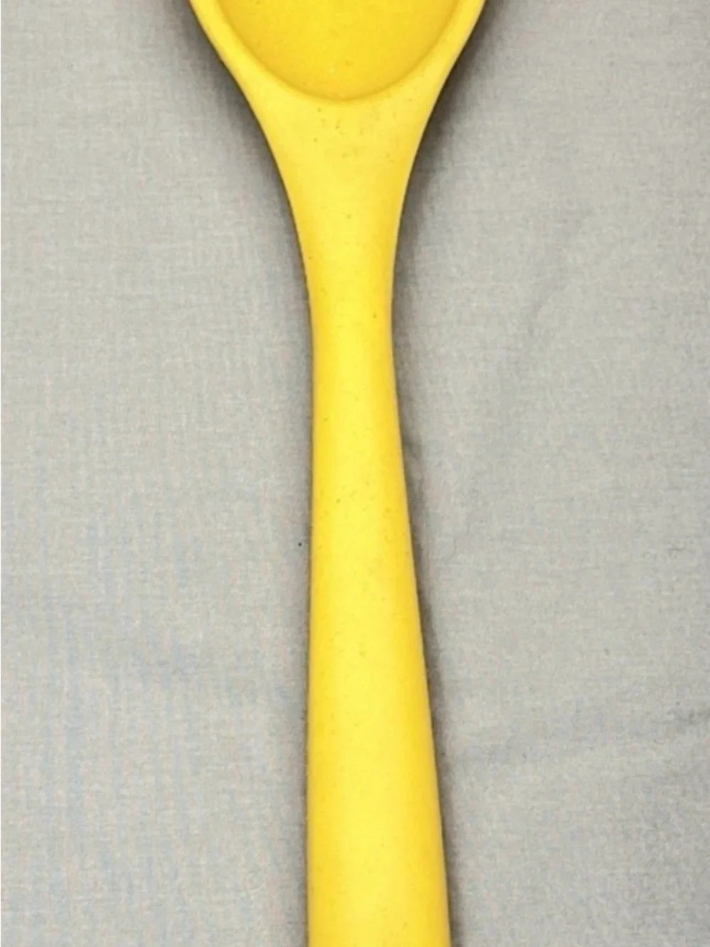 Yellow Silicone Serving Spoon – Bright Kitchen Utensil